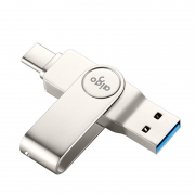 爱国者(aigo) U356-64GTYPE-C U盘银64G/USB3.1/双接口(计价单位：个)
