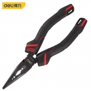 得力工具 DL0103省力型尖嘴钳黑6‘（单位：把）
