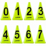 世达（star）足球训练器材数字标志桶障碍物标志桶SA306C 1套（数字0-9）