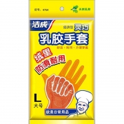 洁成  乳胶手套 规格：大号  材质：乳胶    配色
