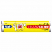 洁成  PE保鲜膜 一次性手撕点断式 30cm*210米大卷装（单位：卷）
