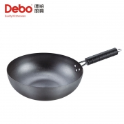 德铂/Debo DEP-279 炒锅炒菜锅 30CM 纯生精铁耐磨坚固（单位：个）