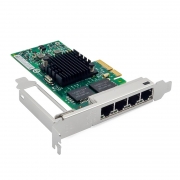 英特尔 EB-LINK intel82580EB芯片PCI-E X4千兆四口 I340-T4电口服务器网卡（计价单位：个）