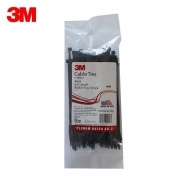 3M 尼龙扎带 自锁扎带 抗高低温耐酸碱 工业捆扎带束线带理线带 CT6BK40-C 100个/包 黑147mm*3.6mm