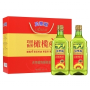 贝蒂斯 食用植物调和油（葵花橄榄） 1L*2礼盒 （计价单位：盒）