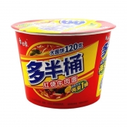 白象   方便面泡面多半桶装 （红烧牛肉味 老坛酸菜味  香辣牛肉味等）混装口味  12桶/箱  （单位：箱）