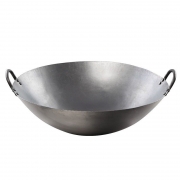 巨博(JOBO) 炒锅双耳熟铁锅 商用食堂饭店双耳炒菜锅 口径约53cm