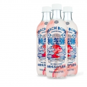 果子熟了 桃气弹饮料无糖无热量苏打气泡水 白桃味 480mL*15瓶装