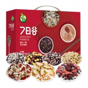 禾煜 7日谷 五谷杂粮粥料 756g 黑米 红豆 薏米仁 小黄米 红枣 百合干 花生仁 八宝粥料