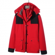 兴安迈 冲锋衣三合一可拆卸防水防风登山服羽绒款  L001