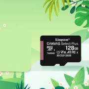 金士顿（Kingston）  存储卡 U1 A1 V10 手机内存卡 switch内存卡 读速100MB/s 128GB TF（MicroSD）