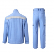 德安泰 浅蓝色工作服 分体式 一级 XL（单位：套）