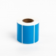 爱墨 E6-5025-600BU 标签 600张/卷 50*25mm 蓝色（单位：卷）