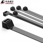 卡夫威尔(GBHX) 自锁式尼龙扎带大号小号加长 园艺扎线带 扎带理线带束线带捆扎带 12.4*800mm 黑色 20支装 OT3327