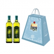 阿茜娅（AGIA）（GBHX）特级初榨橄榄油 圣雅礼盒 1000ml*2