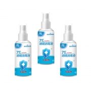 海氏海诺 乐一享三（GBJB）75%酒精消毒液 100ml*3瓶 酒精消毒液 （喷雾）单位：组