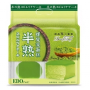 EDO Pack（GBHX）蛋糕 甜品二重奏半熟螺旋藻蛋糕240g/包 手撕面包吐司营养早餐代餐休闲零食下午茶甜品点心