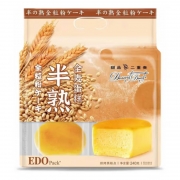 EDO Pack（GBHX）饼干蛋糕 甜品二重奏半熟全麦蛋糕240g/包 手撕面包吐司营养早餐代餐休闲零食下午茶甜品点心