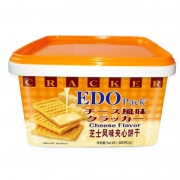 EDO Pack（GBHX）饼干 零食早餐 苏打夹心饼干 芝士风味 600g/盒 送礼团购年货礼盒