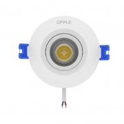 欧普照明（OPPLE）(GBHX)平台射灯-雅尚II-6W-3000K-2.5寸-雅白 黄光射灯（开孔65-80mm）