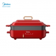 美的 Midea DY3020P201R 多功能料理锅  3.5L 红色 计价单位:台