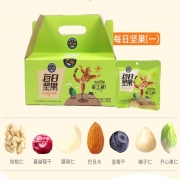 华巍 750g 盒每日坚果礼盒(绿款礼盒) 配色(单位：盒）