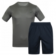 3501 180-185/100 体能服短袖套装男 灰色体能服套装 （XQ)（单位：套）