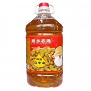 寿乡农场 5L 压榨浓香一级花生油 金黄色(单位：桶）