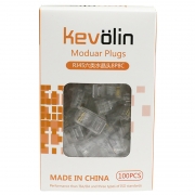柯菲林（Kevolin） FT-R45T6 六类非屏蔽水晶头 白色(单位：100颗/盒）