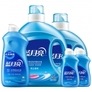 蓝月亮 7.32斤 洗衣液组合 （2kg亮白-薰+1kg亮白-薰+500g手洗-白兰（翻盖）+2*80g手洗（旅行装） 蓝色(单位：套）