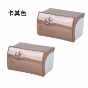彦健 YJ5 两只装 卷纸盒 挂壁式免打孔 配色(单位：组）