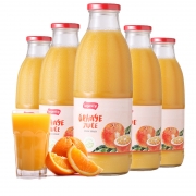 良珍(Legentop) 1L*6瓶/箱 橙汁100%纯果汁饮料饮品 黄色(单位：箱）