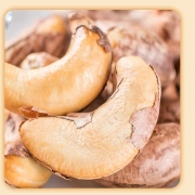 华巍（HUAWEI FOOD） 华巍 盐焗紫衣腰果 W180紫皮大果粒 孕妇零食小食品 80g盐焗腰果*1袋